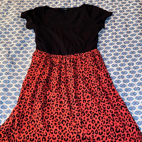 torrid Dresses & Skirts - Torrid Coral Cheetah dress